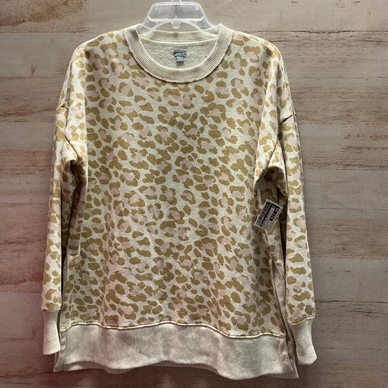 Sweatshirt Crewneck By Aerie In Animal Print, Size: S