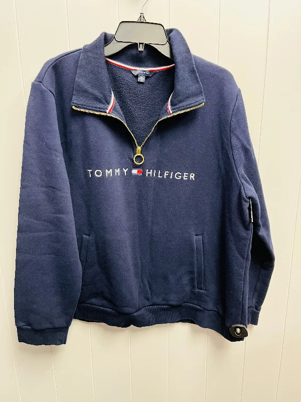 Sweatshirt Collar By Tommy Hilfiger In Blue, Size: 2x