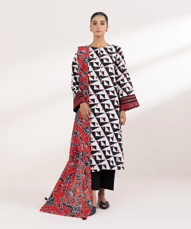 Printed Khaddar Dupatta