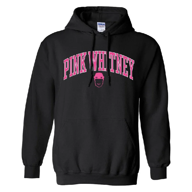 Pink Whitney Helmet Logo Hoodie