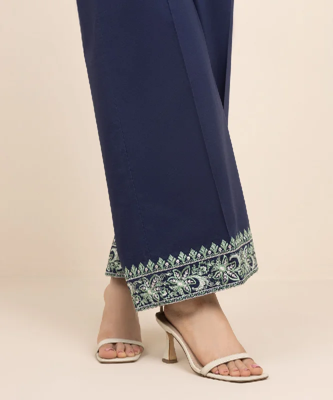 Embroidered Cambric Culottes