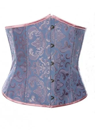 Brocade Floral Underbust Corset