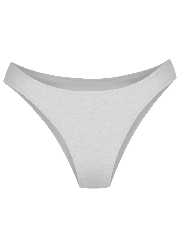 AiraModal™ Heather Grey High-Cut Cheeky