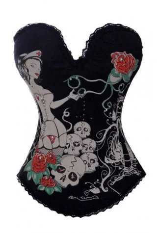 Magic Printed Burlesque Corset