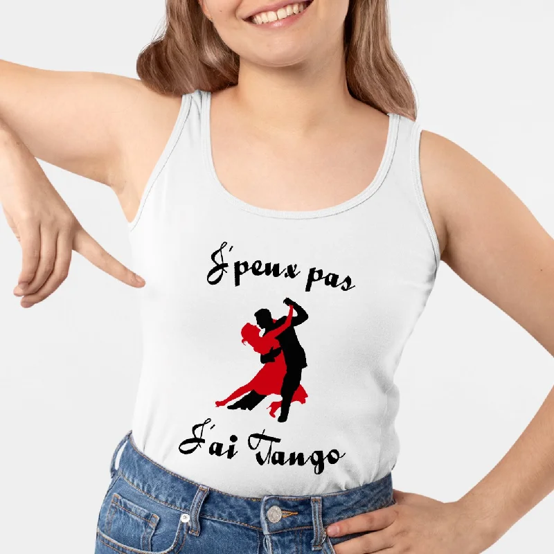 Débardeur Femme J'peux pas j'ai tango