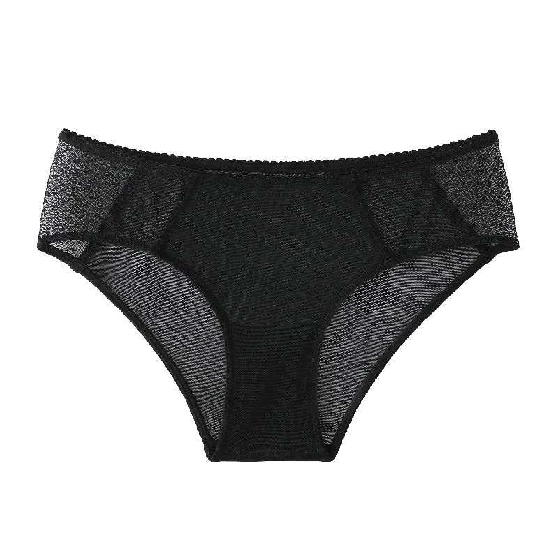 Jade Stretch Lace & Mesh Hipster Brief