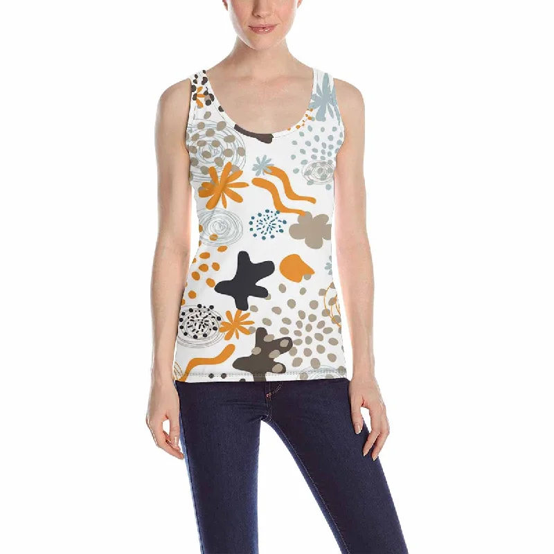 Women's Tank Top print with colorful patterns