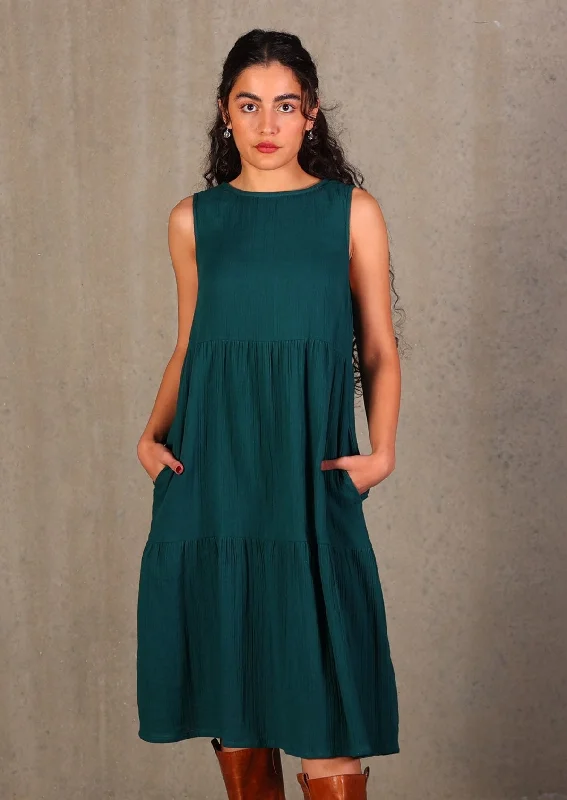 Tully Dress Deep Teal