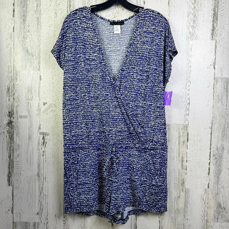 Blue & White Romper La Blanca, Size S