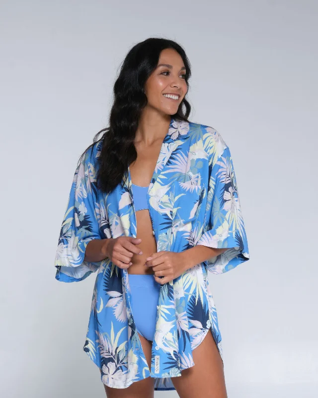 Desert Island Cover Up - Bahama Blue