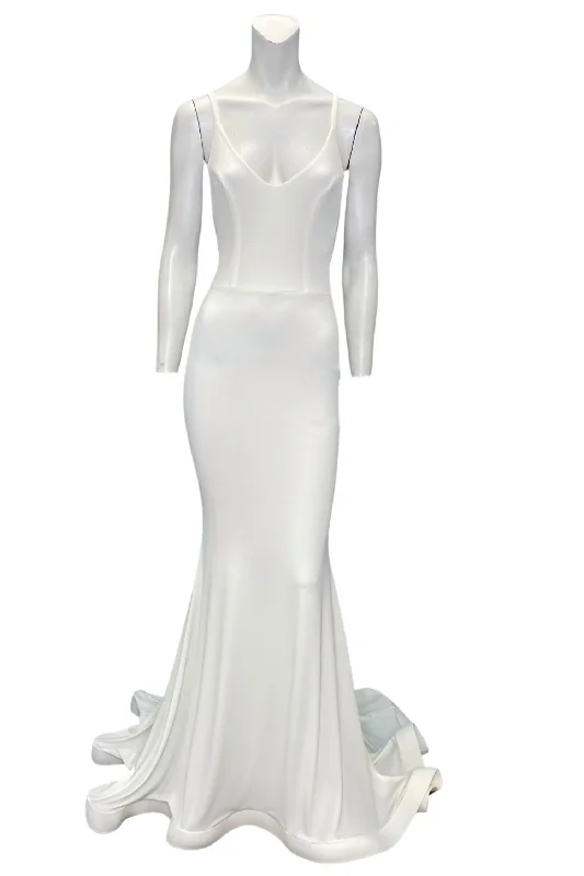 Evening Gown In Ivory