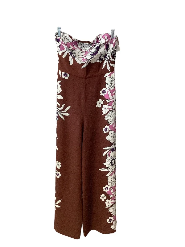 Floral Print Jumpsuit Express, Size 6