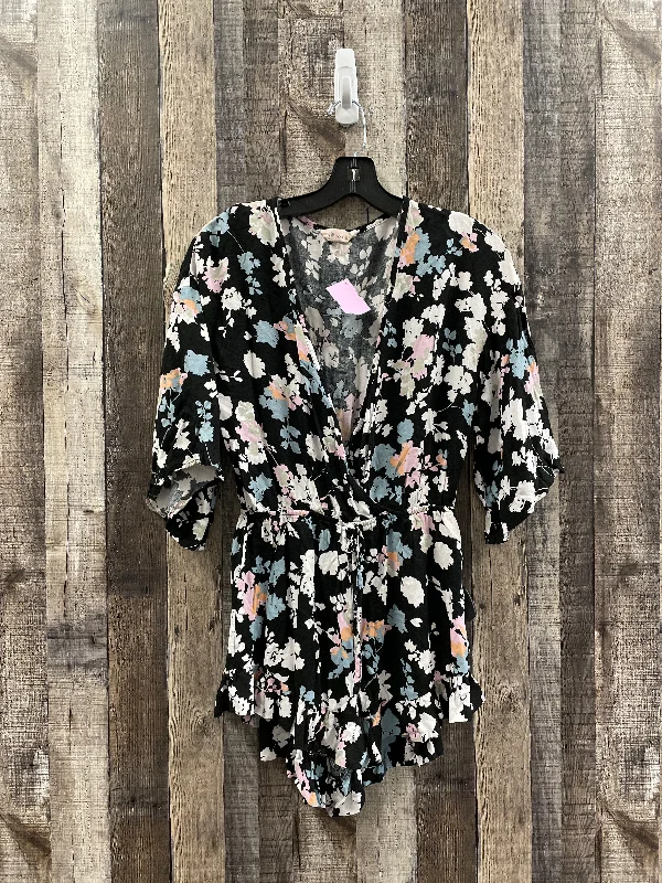 Floral Print Romper Cme, Size M