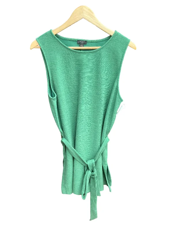 Green Tunic Sleeveless Ann Taylor, Size L