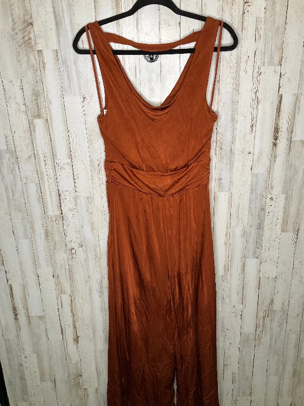 Orange Jumpsuit Anthropologie, Size M