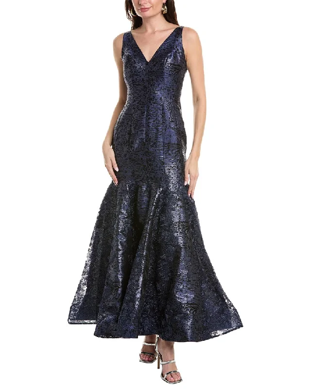 Rene Ruiz Jacquard Gown