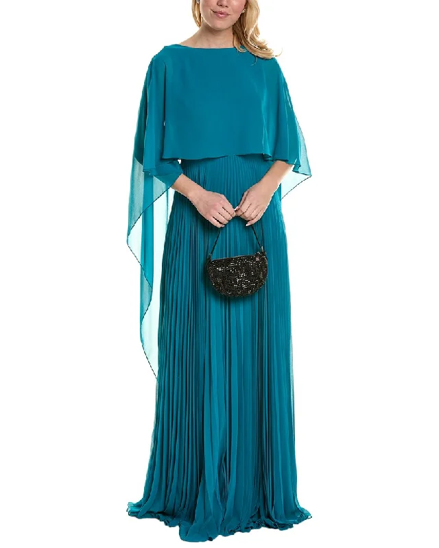 Teri Jon by Rickie Freeman Capelet Gown