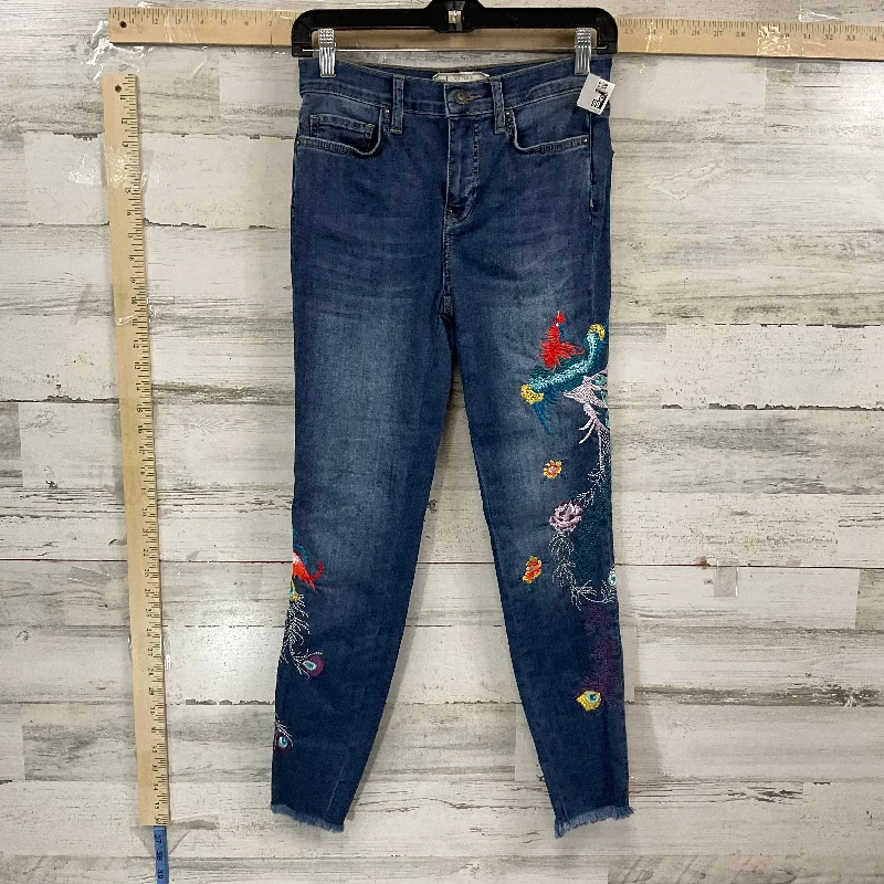 Blue Denim Jeans Skinny Free People, Size 2