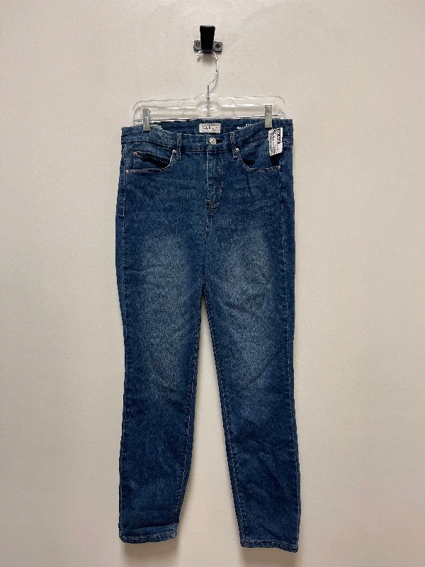 Blue Denim Jeans Skinny Nicole By Nicole Miller, Size 8