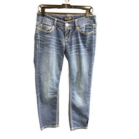 Blue Denim Jeans Skinny Seven 7, Size 4