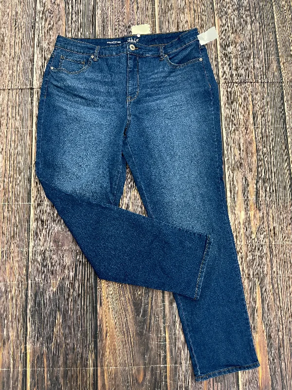 Blue Denim Jeans Skinny Style And Company, Size 16