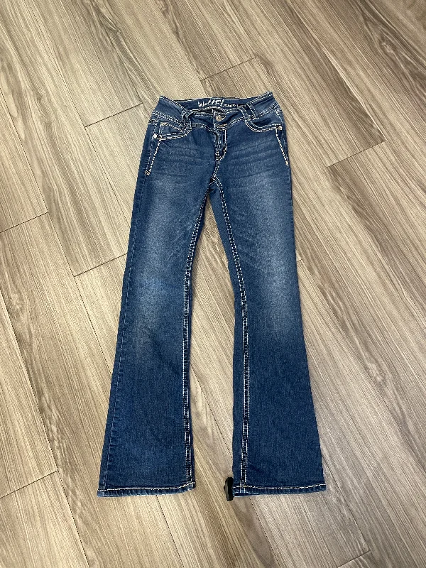 Blue Jeans Boot Cut Wallflower, Size 5