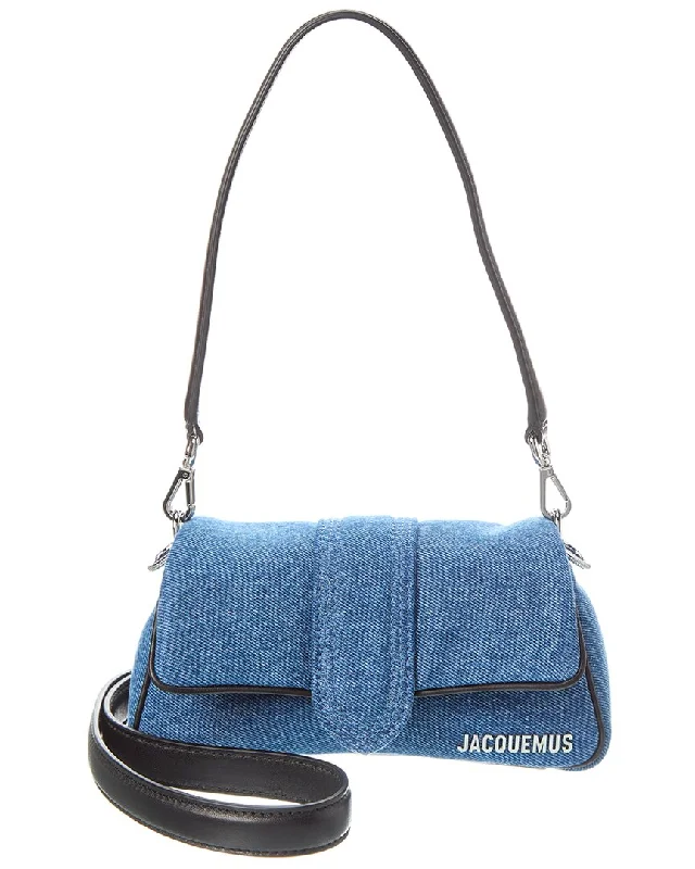 Jacquemus Le Petit Bambimou Denim & Leather Shoulder Bag