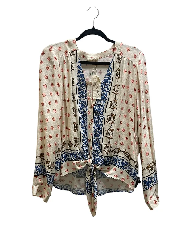 Top Long Sleeve By Mystree In Multi-colored, Size: L