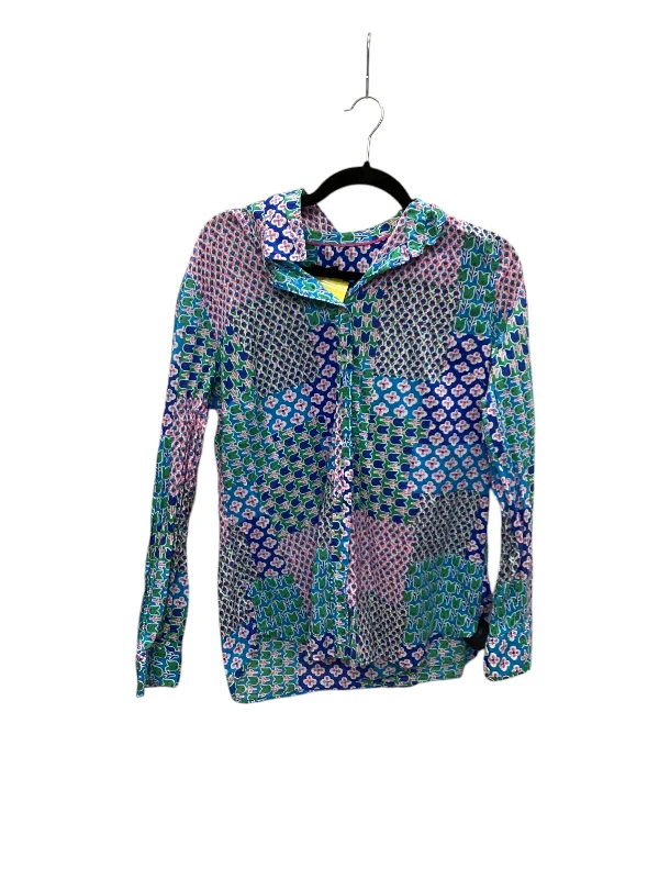 Top Long Sleeve By Talbots In Multi-colored, Size: M