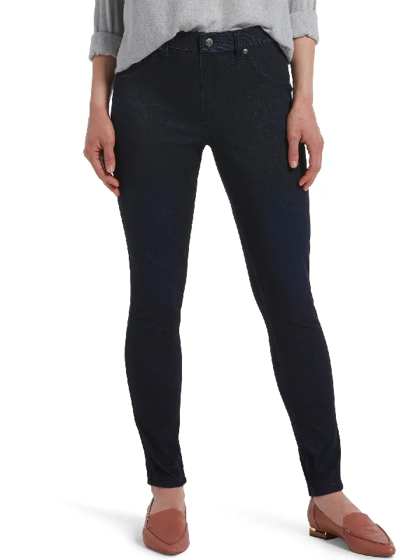 HUE Women's High-Waist Denim Leggings