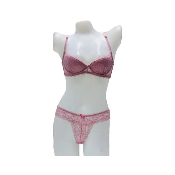 All Net Padded Bra Panty Set Online In Pakistan for Ladies