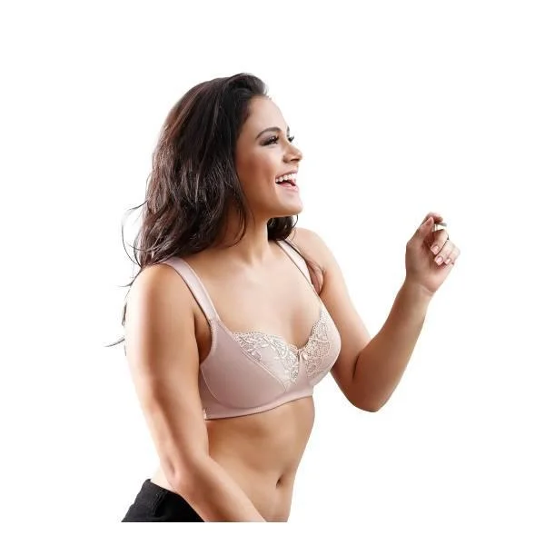 Medium-Coverage Bra With Cushioned Straps