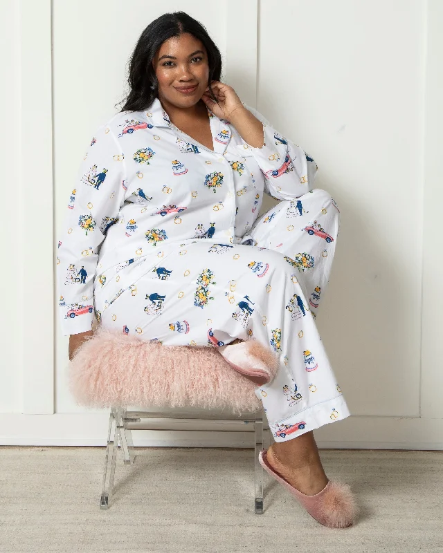 Happily Ever After - Petite Long PJ Set - Cloud