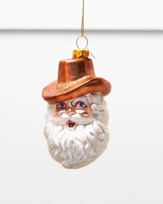 Western Santa Ornament - Ornamentally You