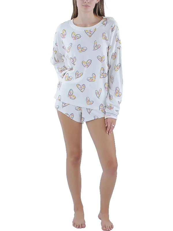 Womens 2PC Sleepwear Short Set