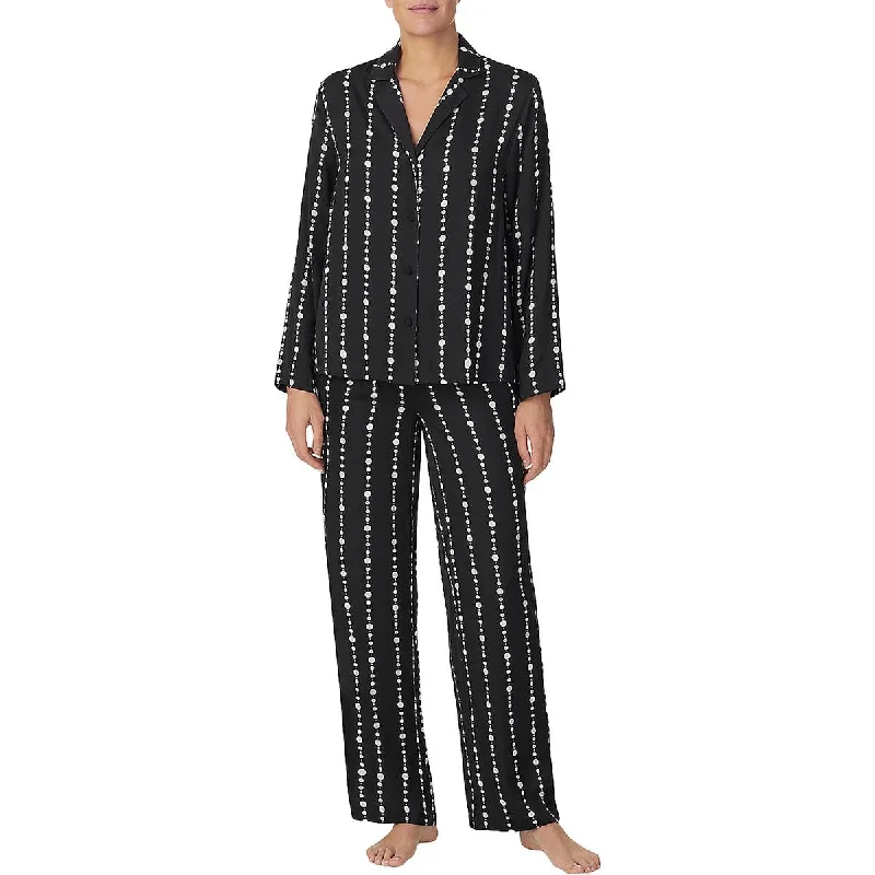 Womens Printed 2-PC Two-Piece Pajamas